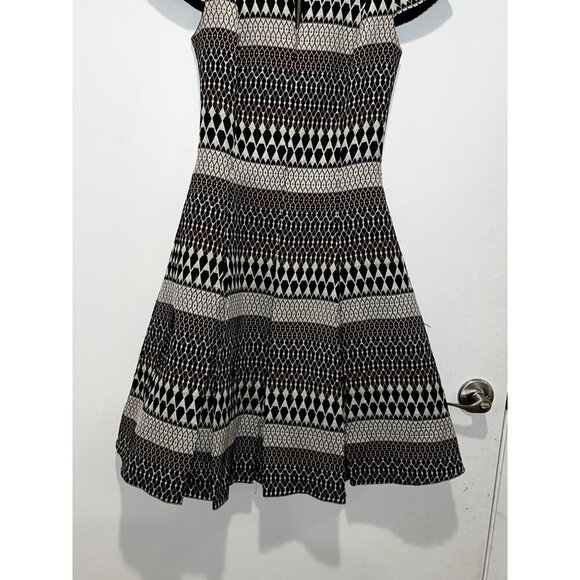Ted Baker Glitty Metallic Jacquard Skater Mini Dress size 1 (US4) BNWT Women's - Picture 4 of 12